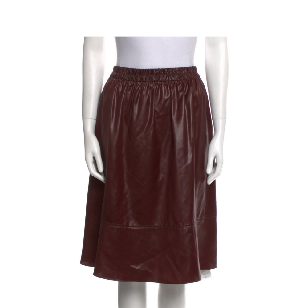 Tibi burgundy/brown skirt in small